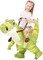 GOOSH Inflatable Kids and Adults Halloween Blow up Funny Riding Dinosaur Costume